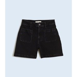 MADEWELL Curvy Emmett Short Size 26 Black NWT Sailor Patch Pockets Casual Basic